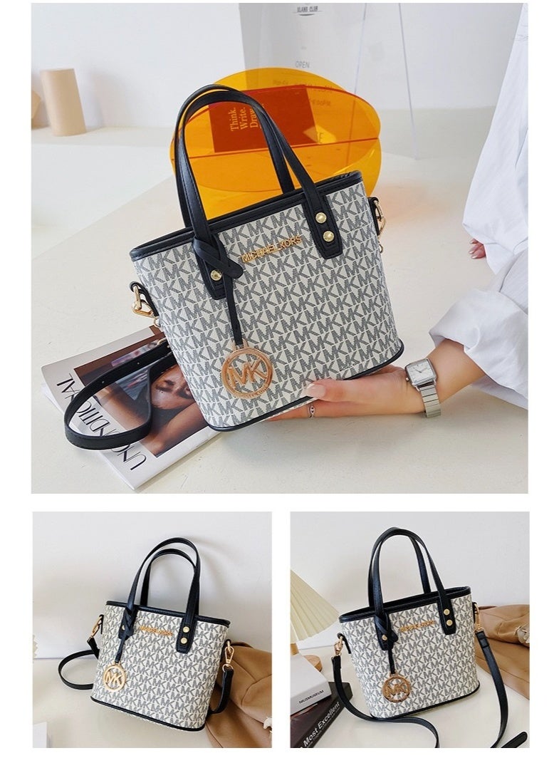 MK Classic Letter Tote Bag, Convertible to Crossbody - Image 4