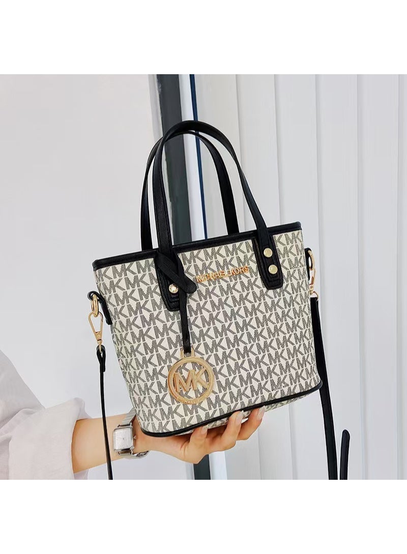 MK Classic Letter Tote Bag, Convertible to Crossbody - Image 3