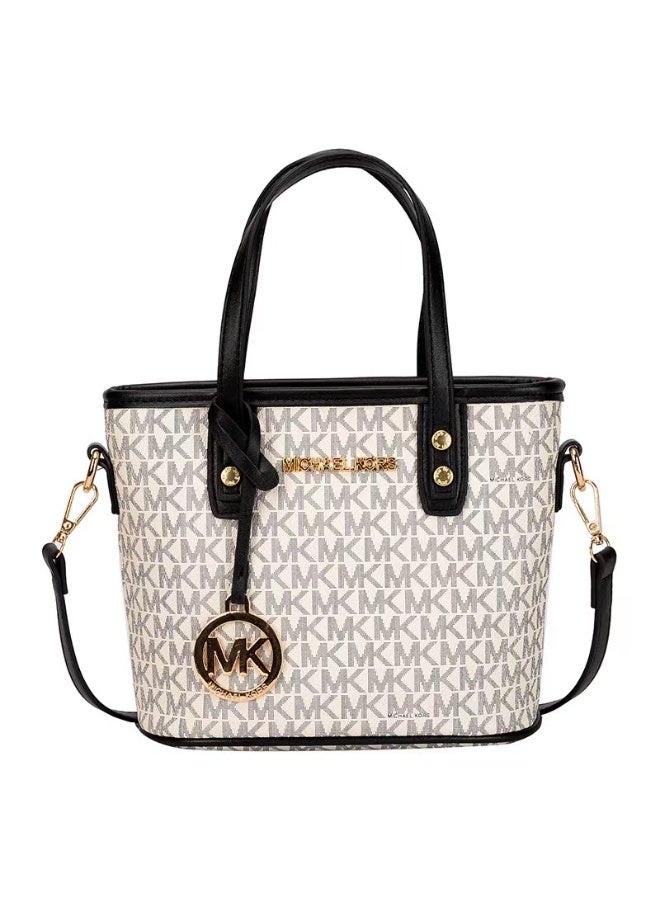 MK Classic Letter Tote Bag, Convertible to Crossbody - Image 1