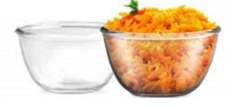 Treo Borosilicate Glass Mixing Bowl Microwave safe Combo of 2 (each 1000ml) - Image 3