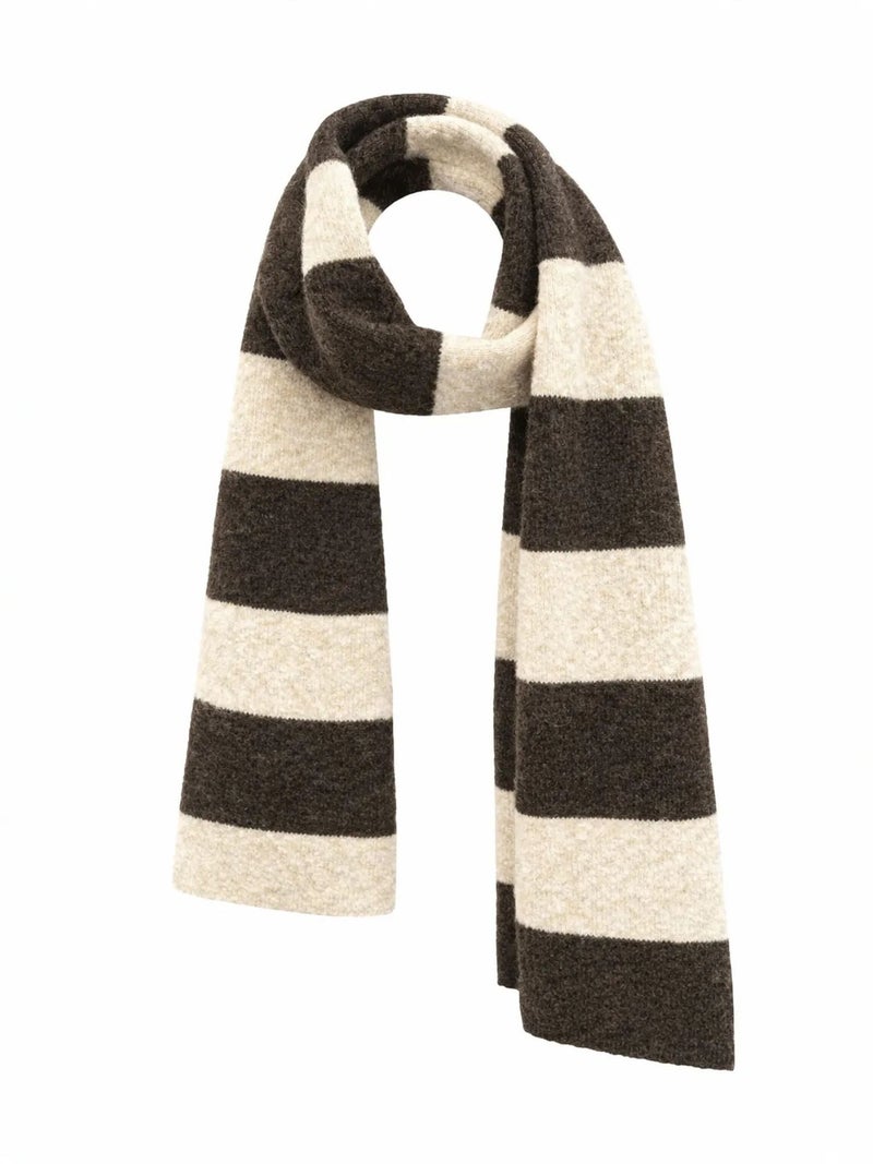 MixRay Striped V-Neck Button-Front Knit Cardigan - Image 3