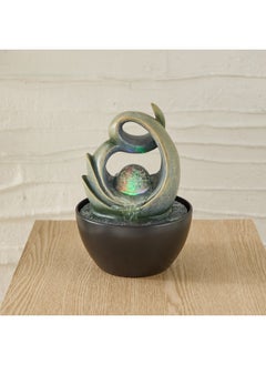 Home Box Belen Modern Fountain with Rolling Ball and LED Light 13 x 13 cm  - Image 2