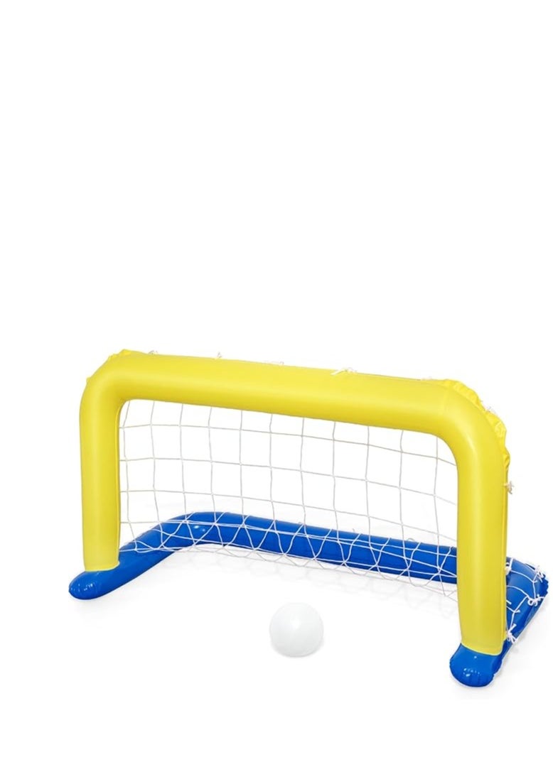 Bestway - Water Polo Swimming Pool Game Set – Complete Pool Sports Kit for Fun and Exercise//  Complete Set: Includes 2 floating goals, a water polo ball, and adjustable nets for a complete water polo experience. - Image 1