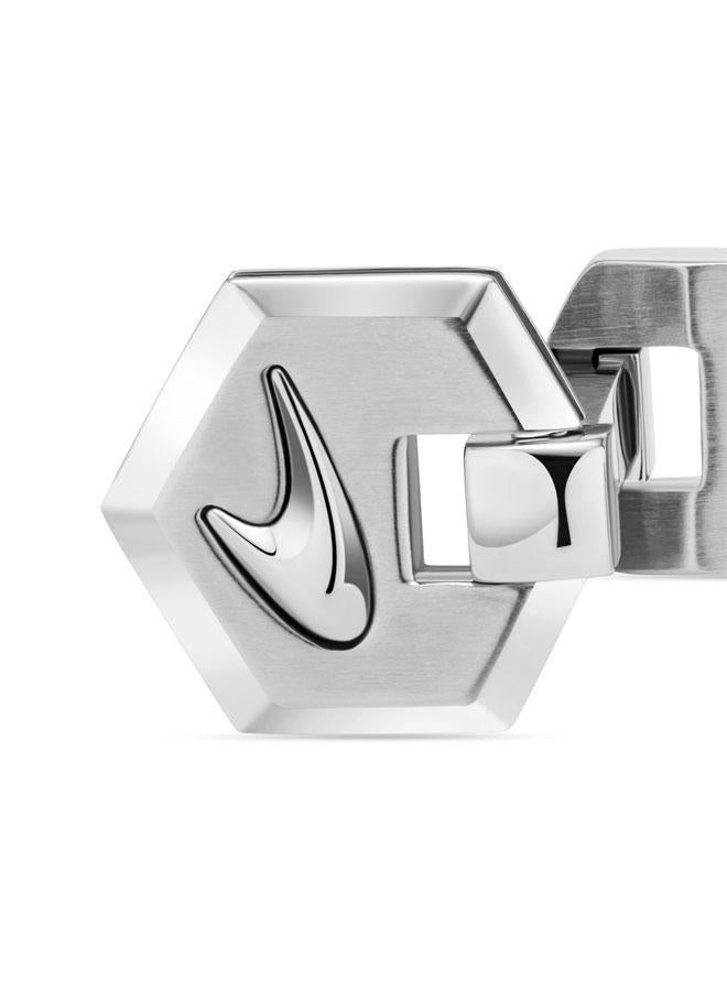McLaren Stainless Steel Dual Side Hinged Cufflink - Image 3