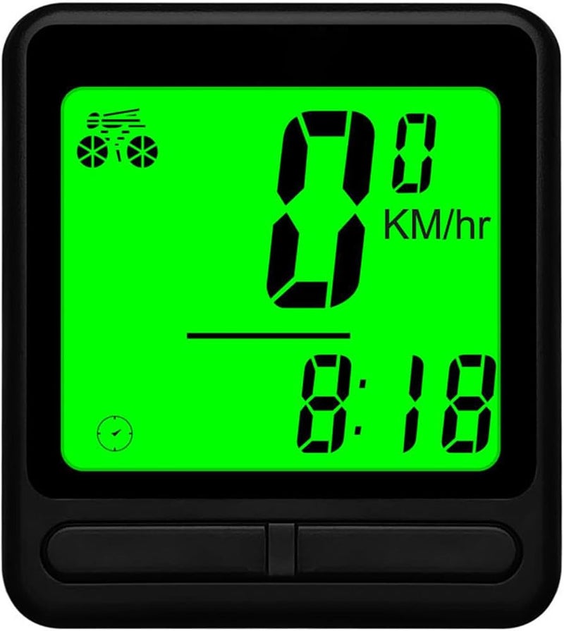 OVAQUIXI Electric Bicycle LCD Display ABS Bike Computer Speedometer Odometer 24 Functions 1.8 X 1.6 X 0.6 in for Mountain Road Cycling Commuters and Fitness Riders - Image 3
