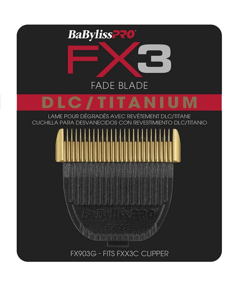 BaBylissPRO FX903G FX3 DLC/Titanium Fade Replacement Clipper Blade - Image 1