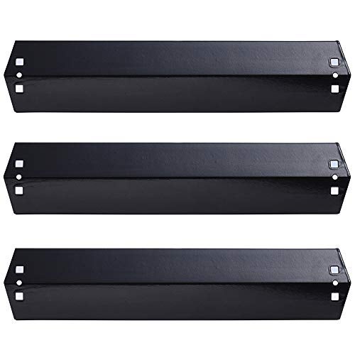 Votenli P9505A(3-Pack) Porcelain Steel Heat Plate,Heat Shield, Heat Tent for Chargriller Charcoal 3001, 3008, 3030, 4000, 5050, 5252, 5650 Gas Grill - Image 1