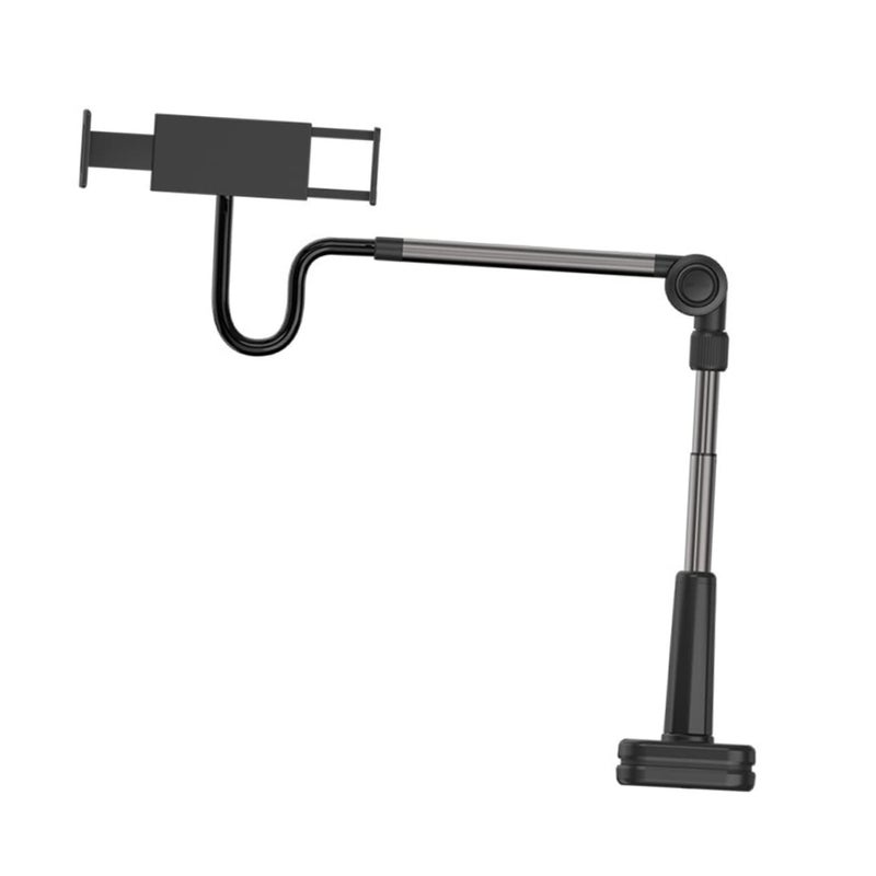 Flexible Gooseneck Phone Stand for Bed Couch Office Adjustable Height Angle Black - Image 2