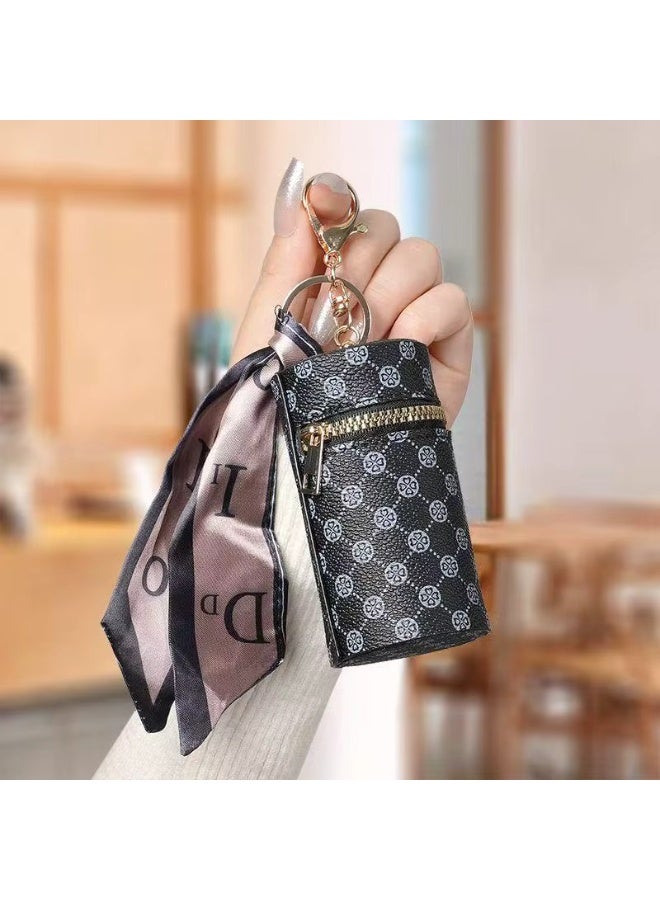 Mini PU Lipstick Pouch Keychain 5.5 x 9.5 cm - Image 1