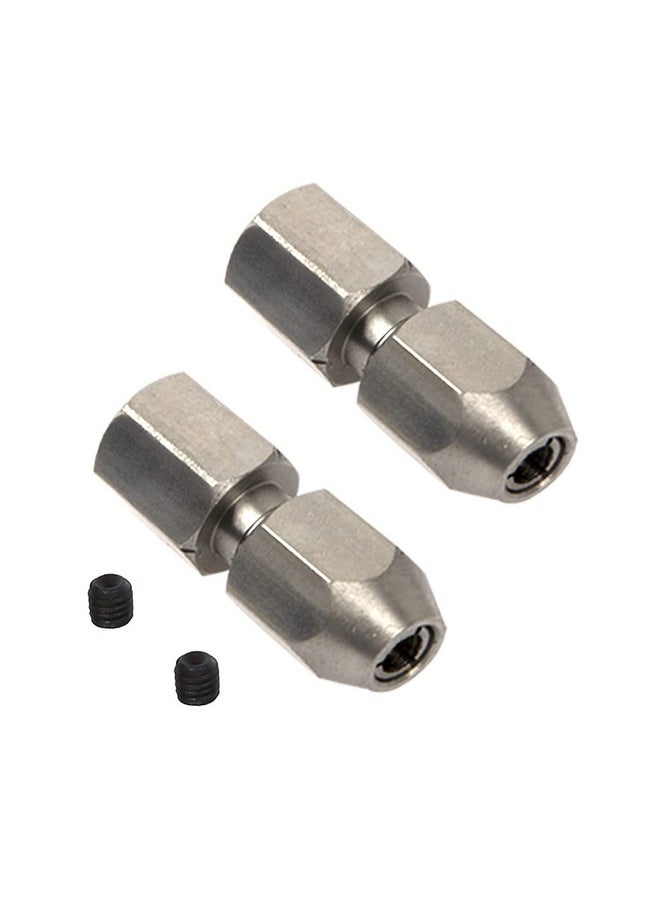 Vgoohobby - Ohobby Cnc Stainless Steel Rc Flex Collet Coupler Flexible Coupling Motor Shaft Locker For Diy Rc Boat Submarine (5Mm To 4Mm) - Image 1