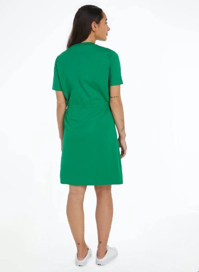 TOMMY HILFIGER Green T-Shirt Dress