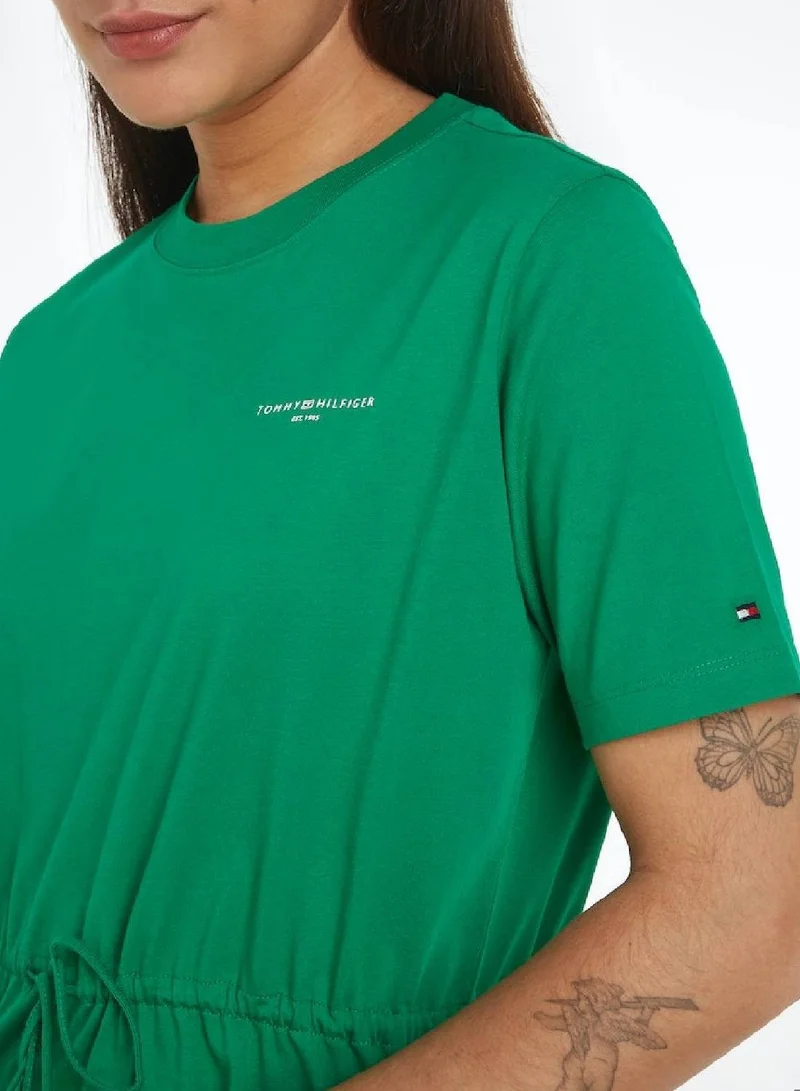 TOMMY HILFIGER Green T-Shirt Dress