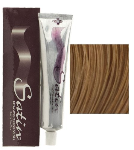Developlus Satin Ultra Vivid Fashion Colors 8GC Light Golden Copper Blonde Hair Dye 3 oz Gold Copper Series Permanent Hair Dye Made with Soy Protein and Aloe Vera Vegan Cruelty Free - Image 2