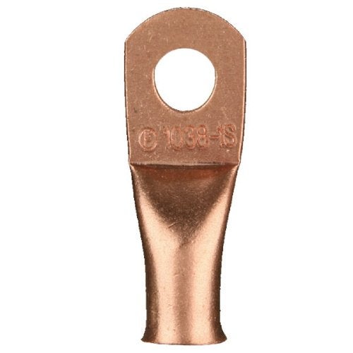Install Bay Copper Ring Terminal 2/0 Gauge 1/4 Inch 5 Pack - CUR2014 - Image 3