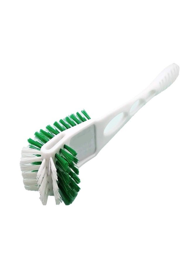 Truvic Long Handle Double Side Bristles Toilet Cleaning Brush (Assorted Colour) - Image 1