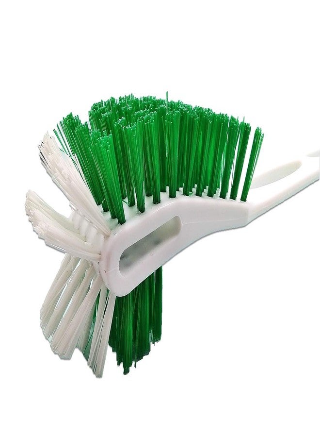 Truvic Long Handle Double Side Bristles Toilet Cleaning Brush (Assorted Colour) - Image 2