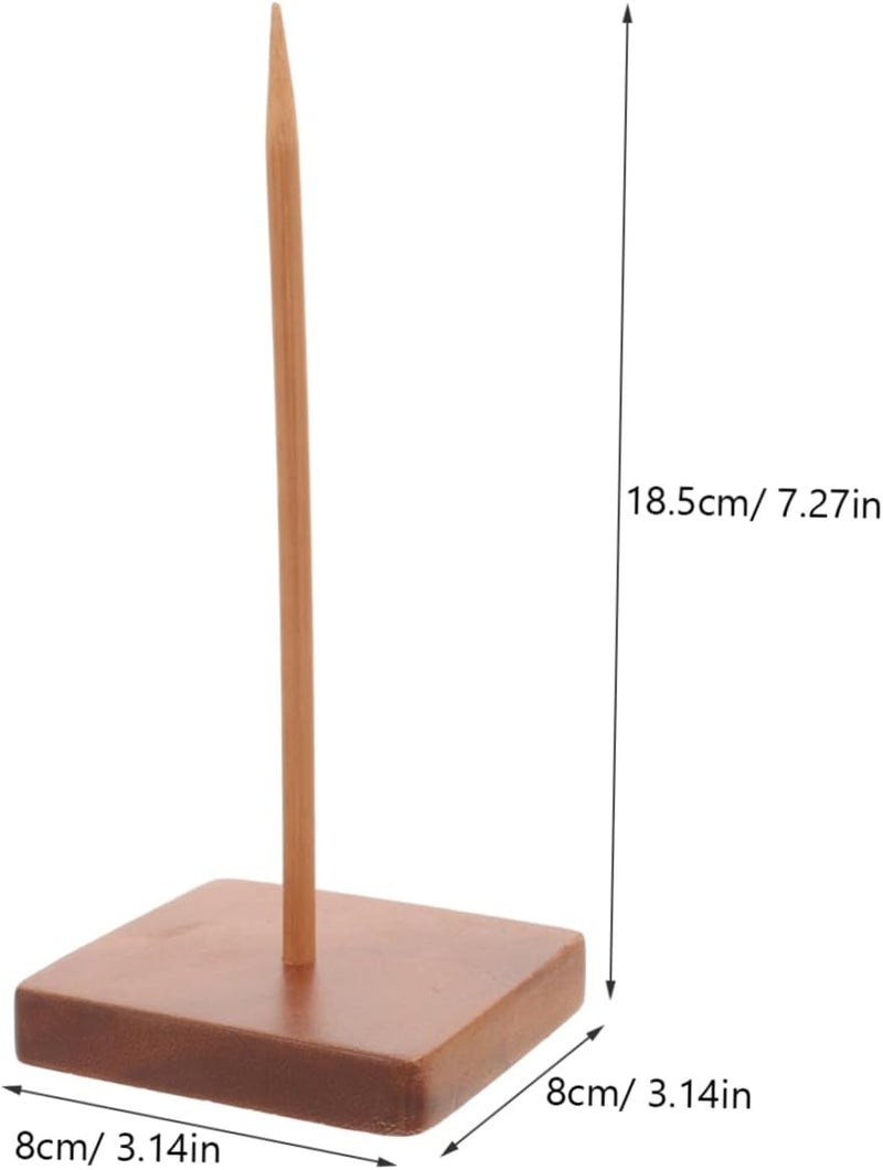 DOITOOL Multipurpose Bill Holder Walnut Receipt Storage Desk Organizer for Kitchen Bar Tea Shop - Image 2
