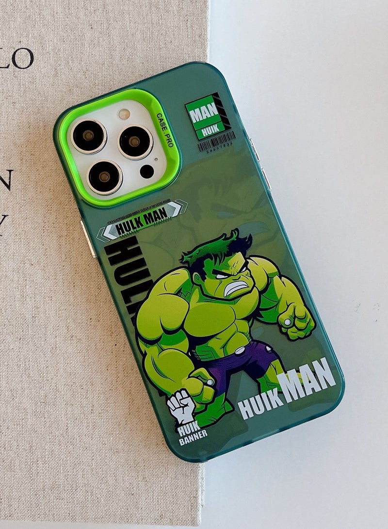 Case for iPhone 13 Pro 6.1 inch with The Hulk Pattern Cover