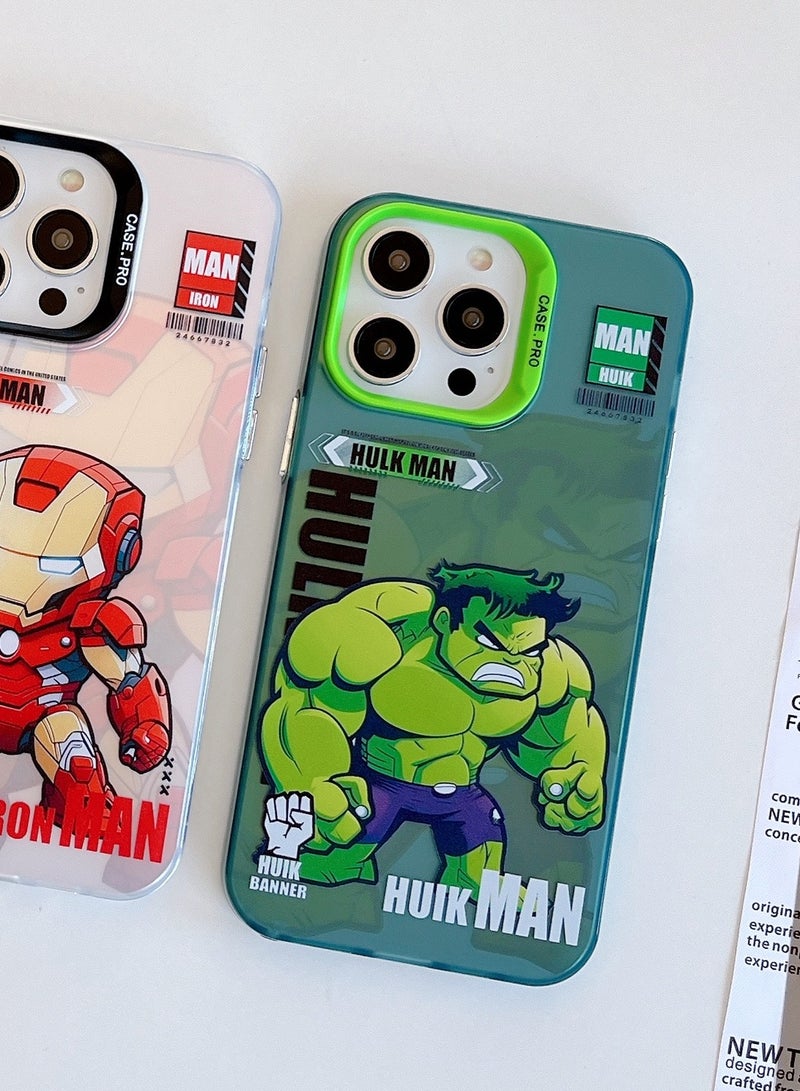 Case for iPhone 13 Pro 6.1 inch with The Hulk Pattern Cover