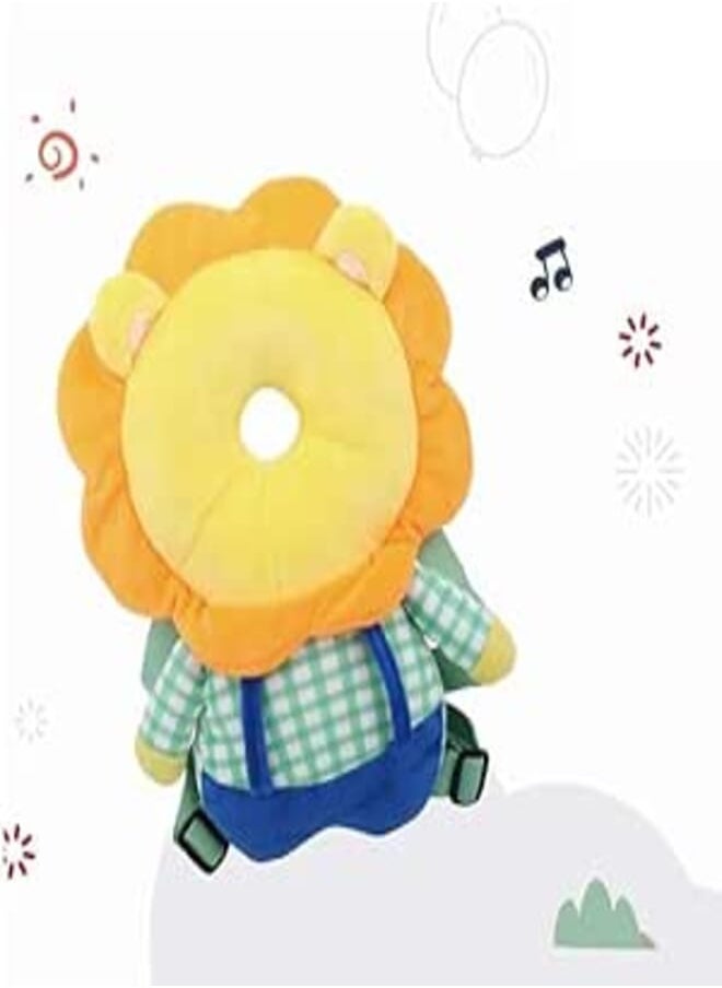 Generic Baby Head Cushion Baby Head and Back Protection Safety Pillow, Multi Shape (Lion) 
