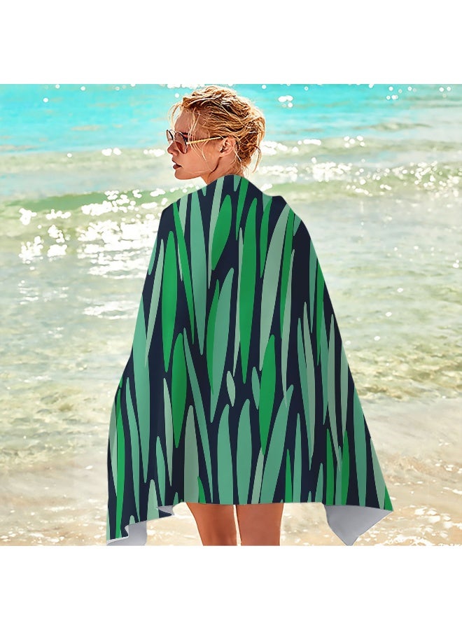 Anna Ultra-Fine Microfiber 3D Quick-Dry Beach Towel - Image 4