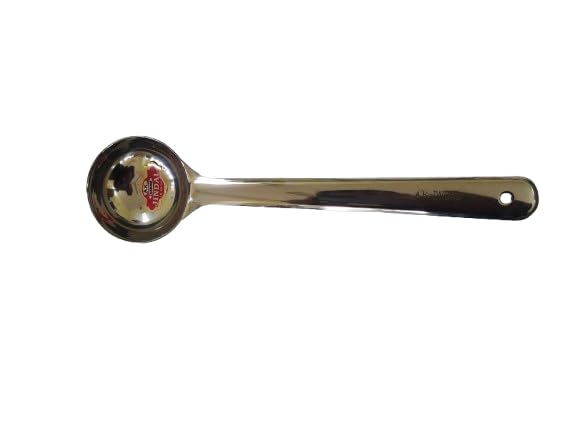 Stainless Steel Tea Set with Milk Pot, Spoon, Ladle, and Chakni  - Image 3