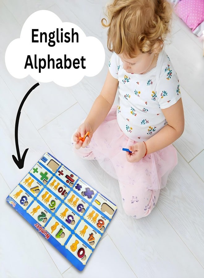 TodFod Wooden Numbers Learning Board for Kids – Educational Math Puzzle with Numbers 0–10,Colorful Peg Puzzle Board for Toddlers, Preschool - Image 5