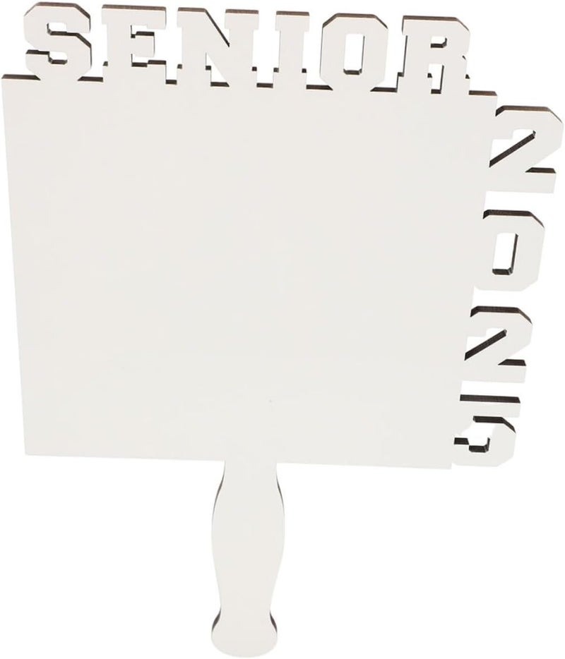 DIY Sublimation Graduation Photo Frame Double Sided Handheld Fan Unique Keepsake for Class of Stylish Decorative Frame for Home and - Image 1