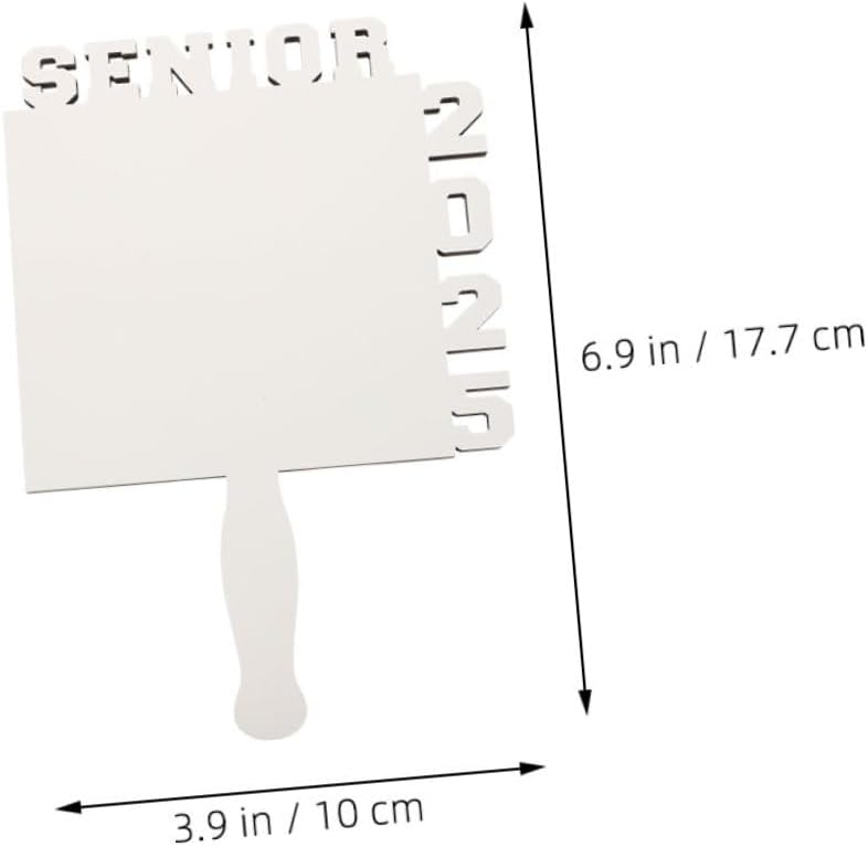 DIY Sublimation Graduation Photo Frame Double Sided Handheld Fan Unique Keepsake for Class of Stylish Decorative Frame for Home and - Image 2