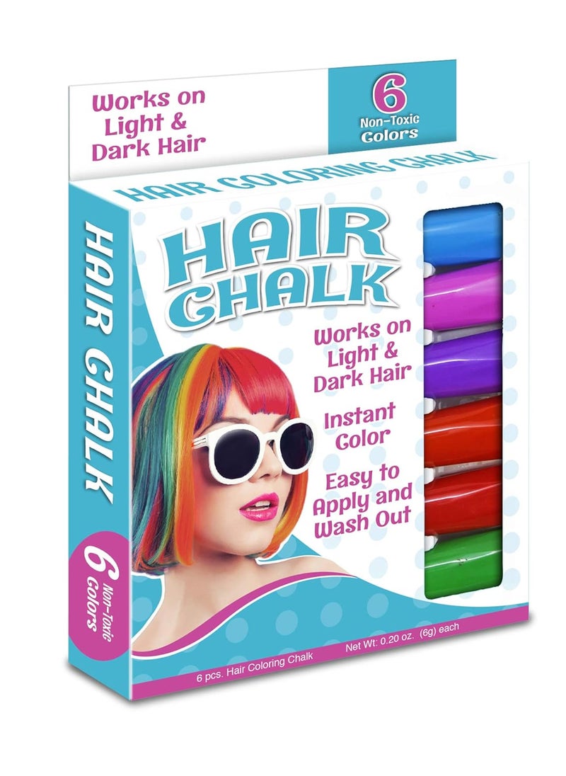 The Pencil Grip The Pencil Grip Hair Coloring Chalk 6 Colors 