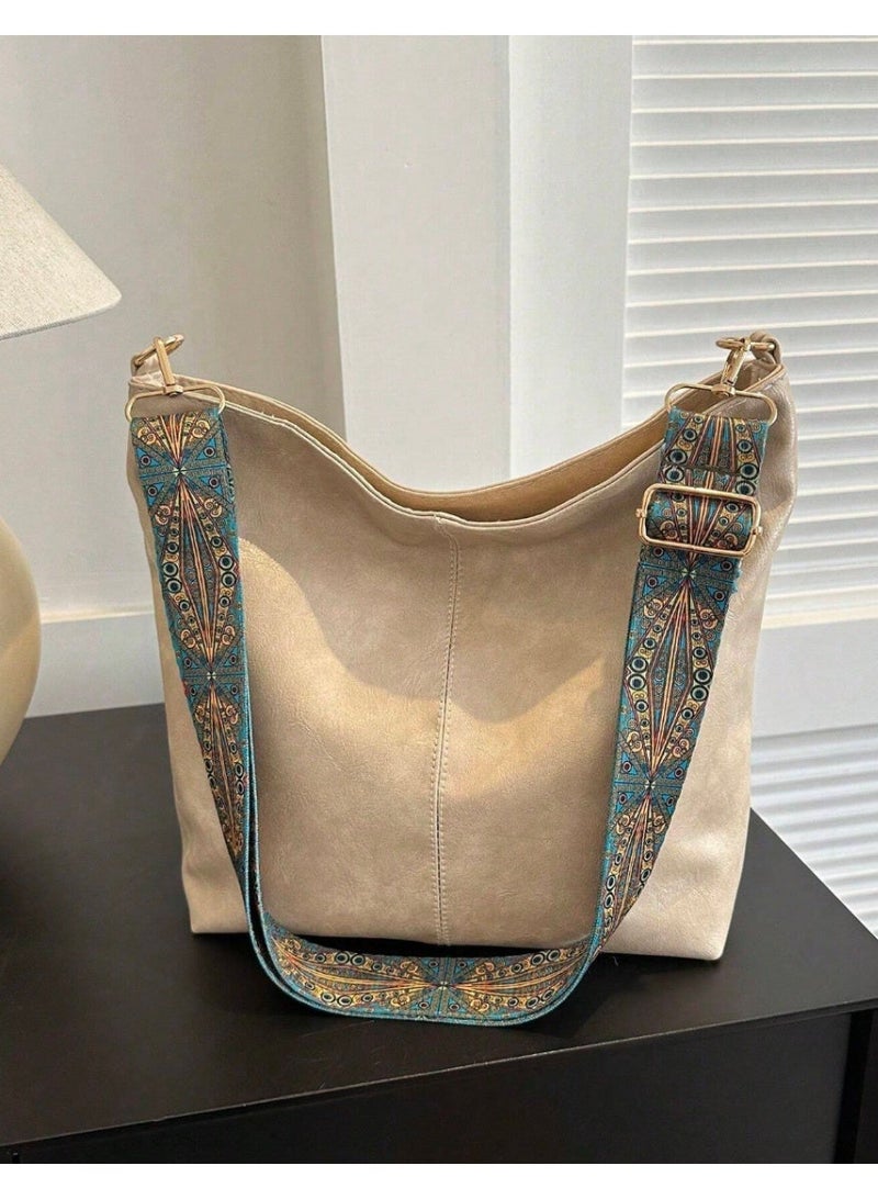 Shein Summer New Fashionable Handbag, Shoulder Bag, Tote Bag With Large Capacity And High Quality For Women - Image 1