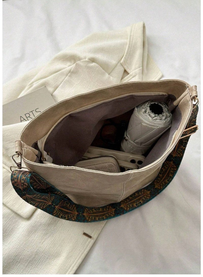 Shein Summer New Fashionable Handbag, Shoulder Bag, Tote Bag With Large Capacity And High Quality For Women - Image 2