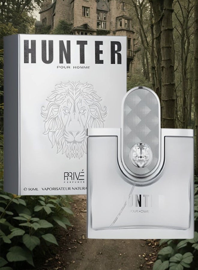 PRIVE 5 Pieces Hunter Perfume For Men 90ml EDP - Image 2