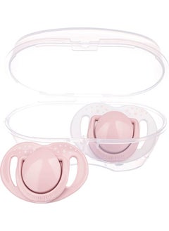 Mamajoo Sterilization Storage Box Powder Pink Patterned Double Orthodontic Pacifier / 0 Months+  - Image 5