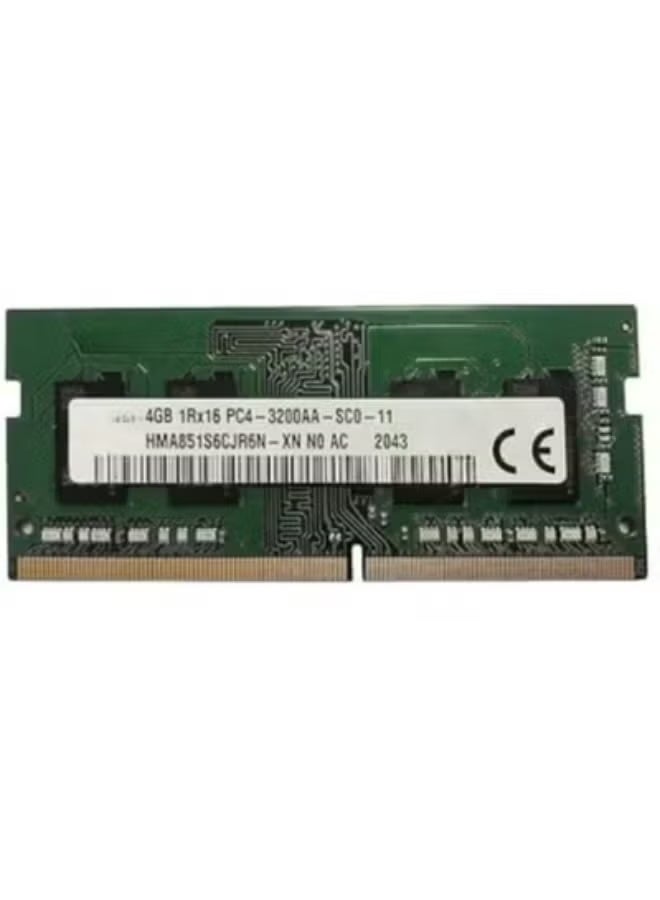 ذاكرة RAM للابتوب سعة 4 جيجابايت DDR4 بسرعة 3200MHz ‏PC4-25600، جهد 1.2V، شريحة SODIMM ‏1Rx16 للأجهزة المتوافقة - Image 1