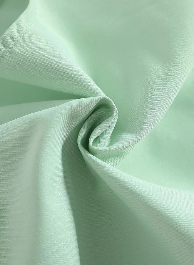 Take Two Take Two Girls Green Button Detail Vest and Wide Leg Pants Set