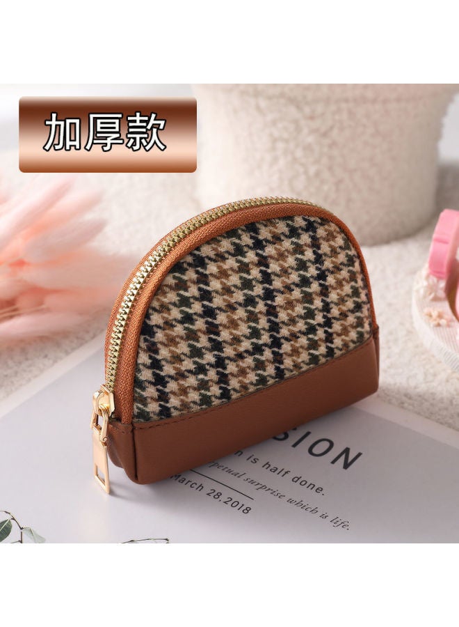 Canvas Small Coin Purse Female Korean Niche Design New Mini Key Coin Purse All-in-one Bag