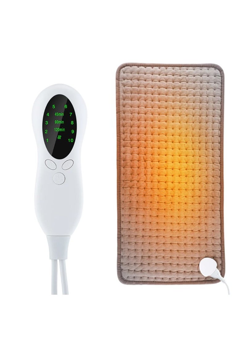 Generic Heating Pad Electric Heat Pad for Pain Relief of Back Neck and Shoulder 10 Temperature Settings and 3 Timer Settings  - Image 1