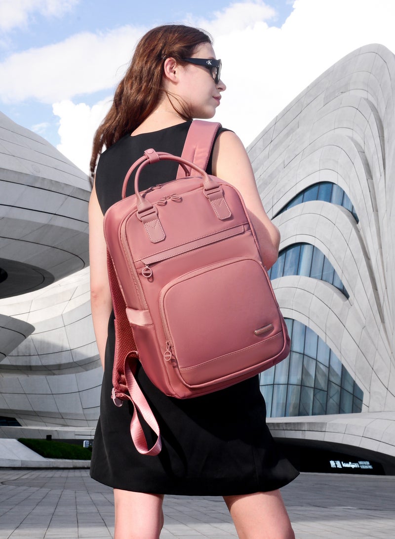 Chantria CB00765 Stylish Anti-theft 15.6-Inch Laptop Water-resistant For Travel Work School Business For Women Fashion Durable Casual Backpack Bag - Nostaliga Rose  - Image 5