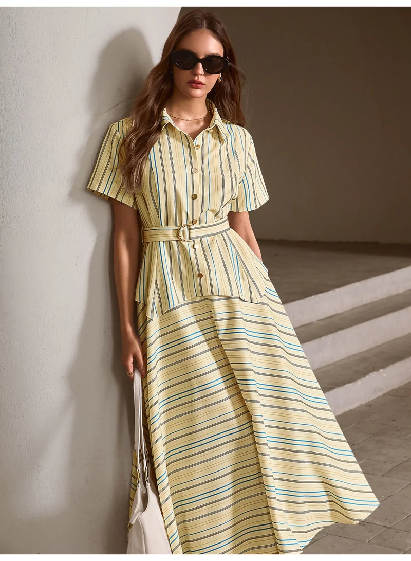 SIMPLEE Women's Summer Elegant DressLight & Comfortable Lightweight Cotton Blend Perfect for Outings