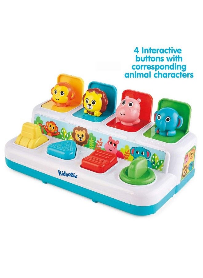 Kidoozie - Pop ‘N Play Animal Friends, Pop Up Activity Toy For Learning Colors, Numbers, Animal Names And Sounds; Suitable For Toddlers Ages 12 Months And Older - Image 1