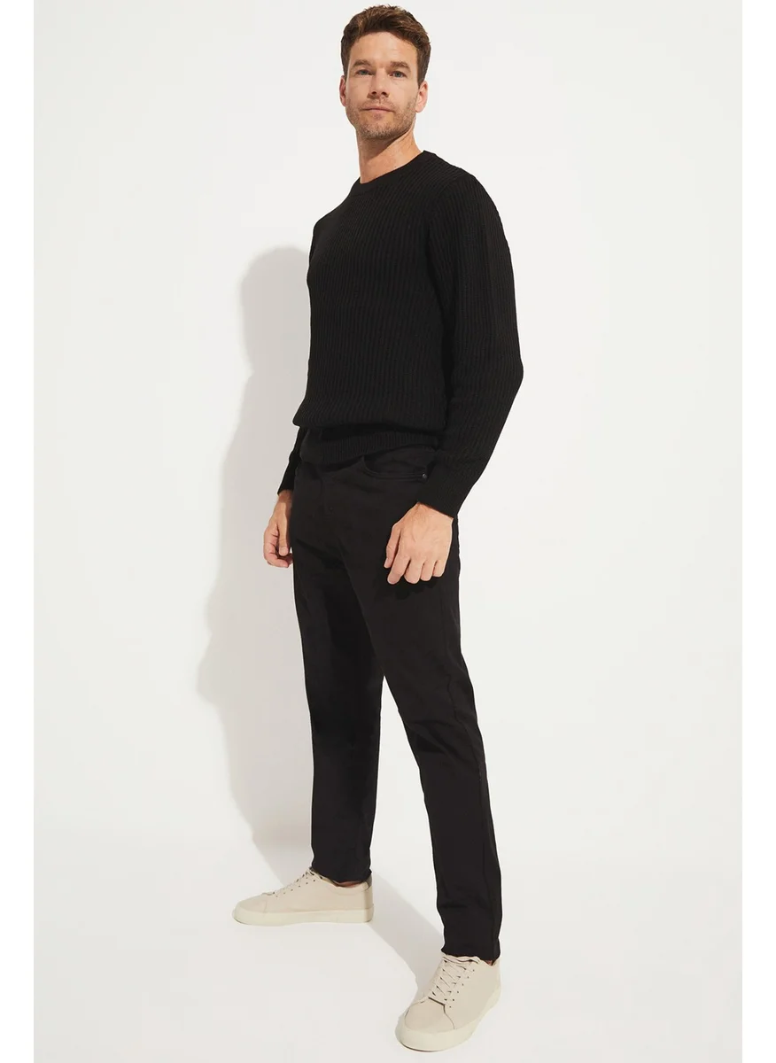 JUNE Men's Regular Fit Crew Neck Knitwear Sweater
