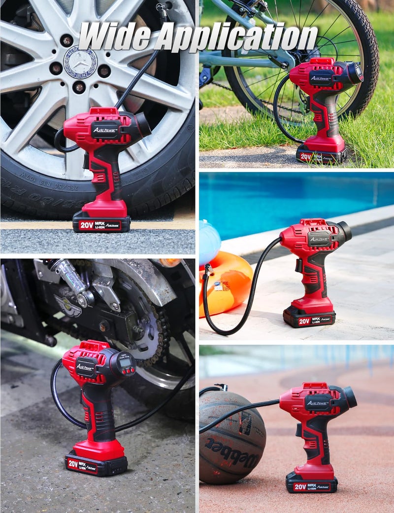 Avid Power Cordless Tire Inflator Air Compressor (Tool Only), Battery and Bag are NOT included. Only works with Avid Power Batteries - Image 4