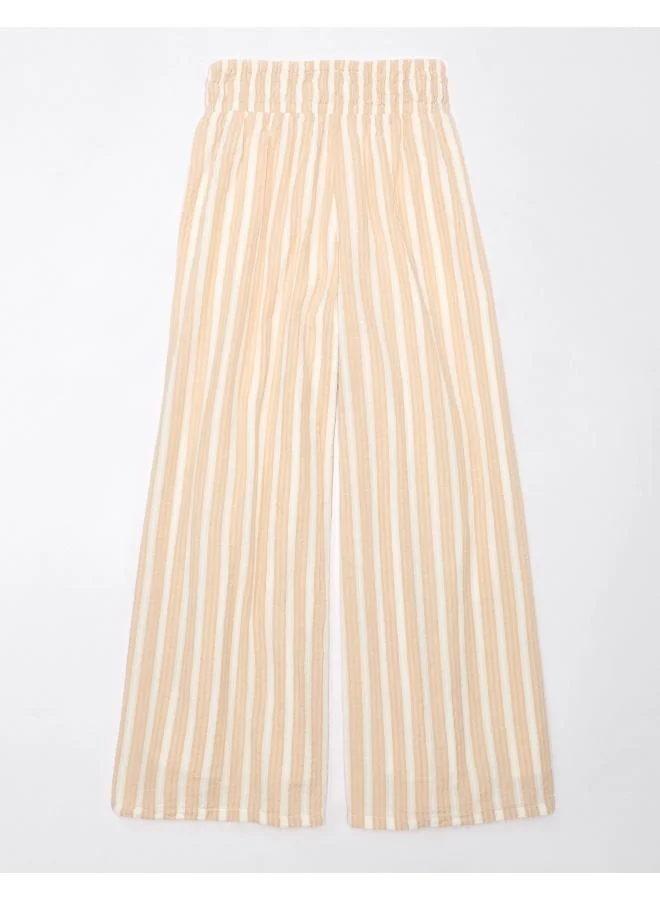 امريكان ايجل AE High-Waisted Pull-On Wide-Leg Pant