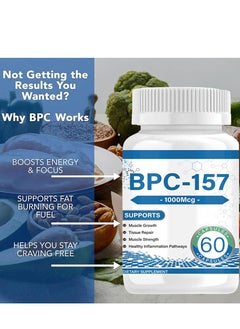 BIYODE Peptide Capsules New Protective Compound 157 Muscle  Workout Recovery for Faster Recovery and Gut Healing Non-GMO Gluten Free 1000mcg 60 Capsules  - Image 3