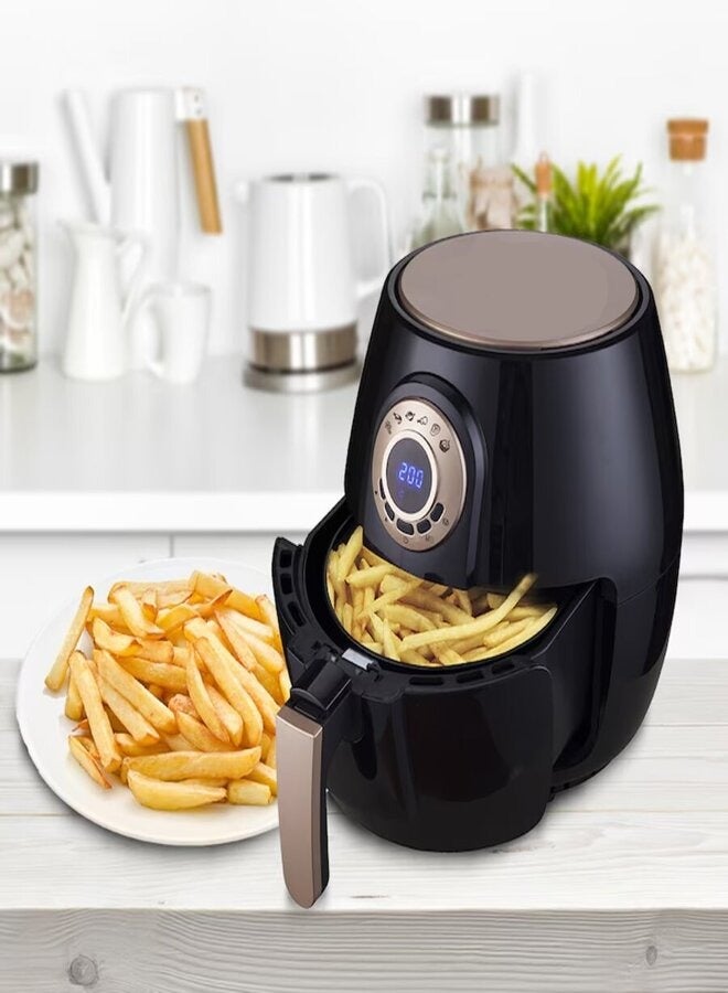 showkah Air Fryer Rapid Air Circulation System with 6.5L + 4.5L Basket, LED Display Adjustable Timer and Temperature Control Electric Oven for Healthy Oil Free Cooking Machine - Image 1