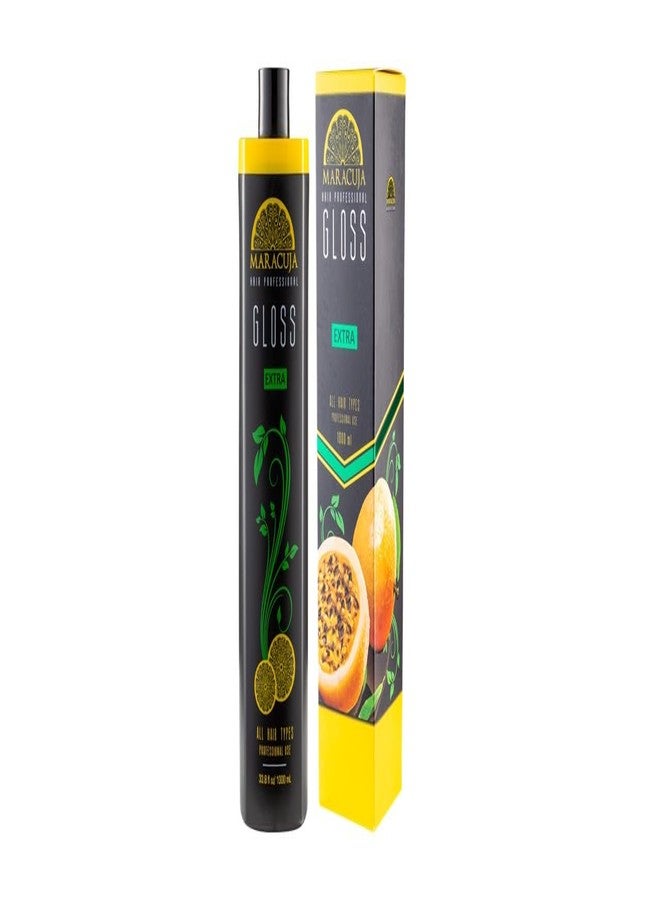 Maracuja Extra Gloss - Passion Fruit Treatment Complex Blowout - Brazilian Keratin - Formaldehyde Free - Hair Straightening. 33.8 fl oz - Image 1