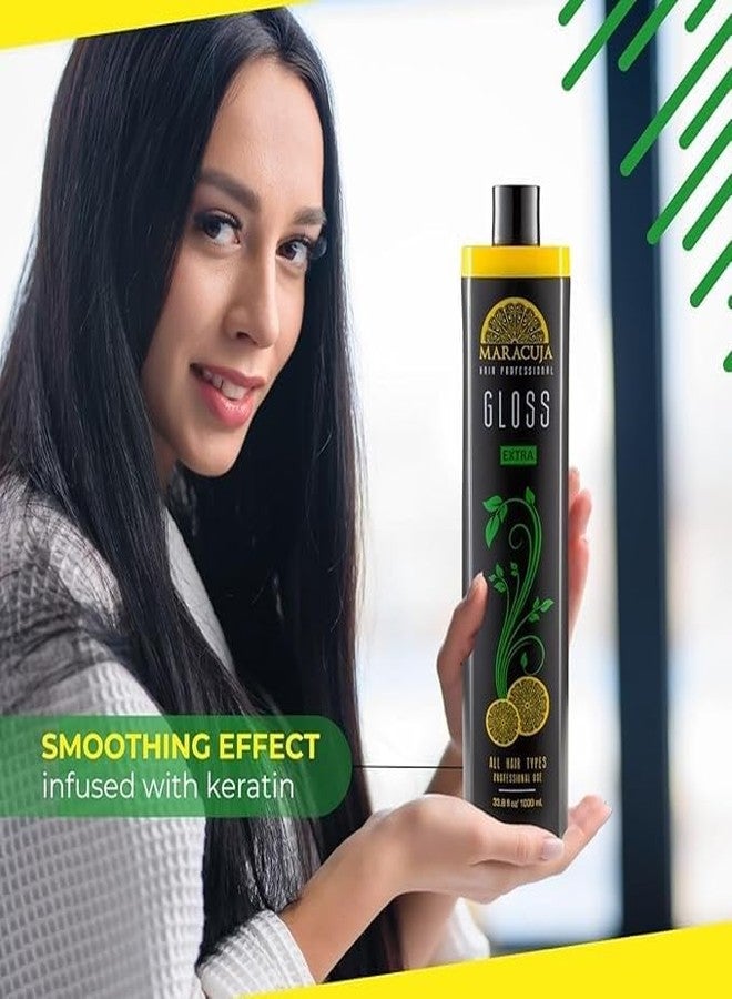 Maracuja Extra Gloss - Passion Fruit Treatment Complex Blowout - Brazilian Keratin - Formaldehyde Free - Hair Straightening. 33.8 fl oz - Image 5