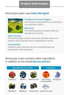 ATOMY Eye Lutein Multi-Nutrient Complex Formula for Healthy Eyes 90 Softgels  - Image 4