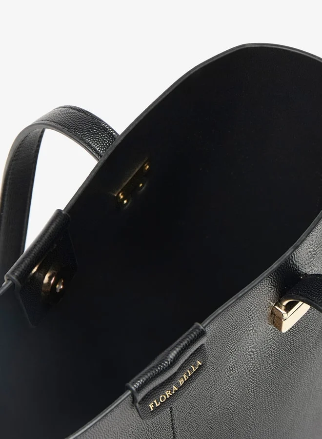 فلورا بيلا من شو إكسبرس Textured Tote Bag with Pouch